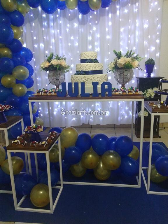 Decoração Azul Royal e Dourado - Image 10